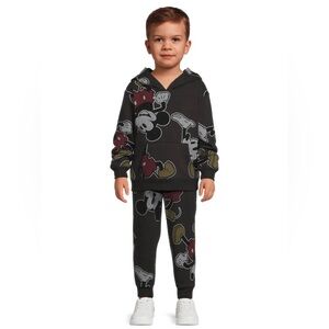 Mickey Mouse Toddler Boy Fleece Hoodie and Joggers Unisex